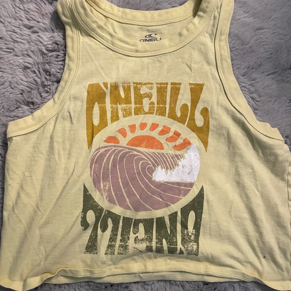 O’Neil yellow cropped tank!